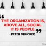 the organization is above all social it is people