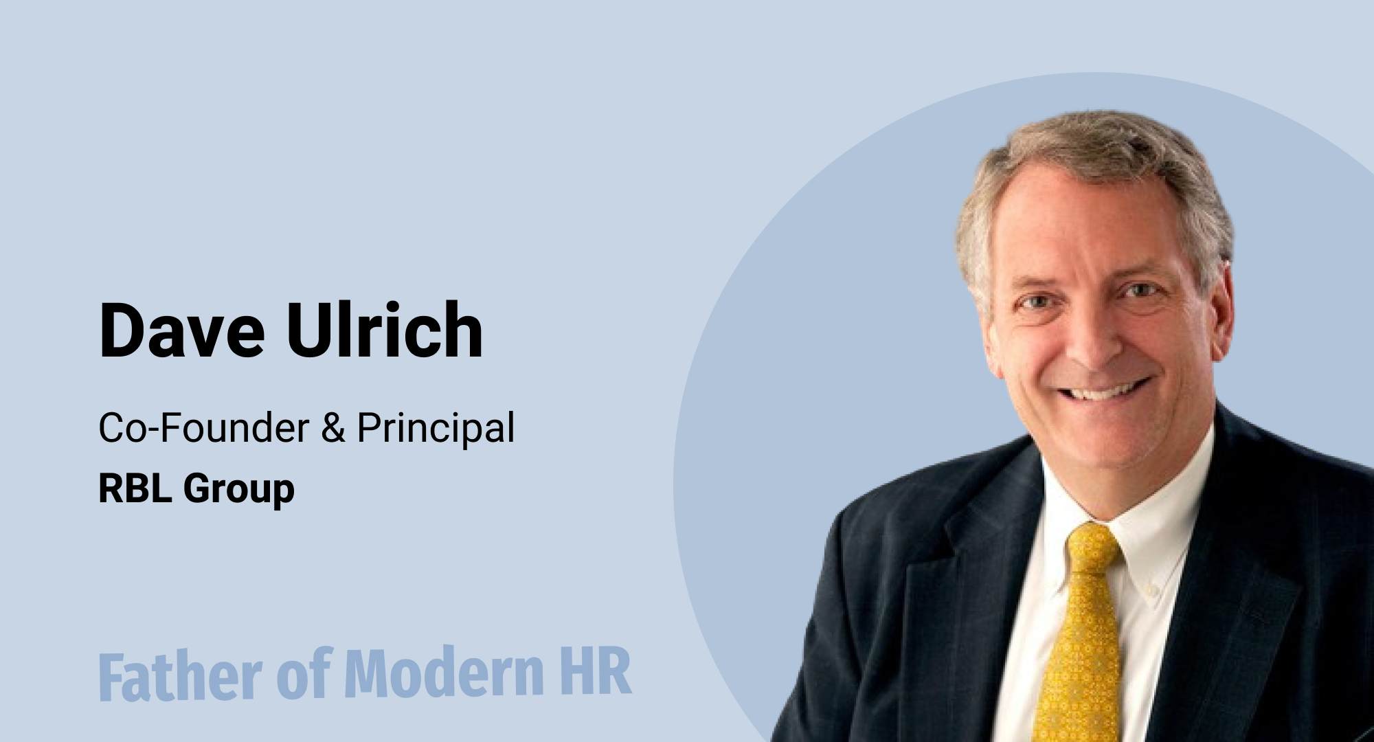 Dave Ulrich father of modern HR