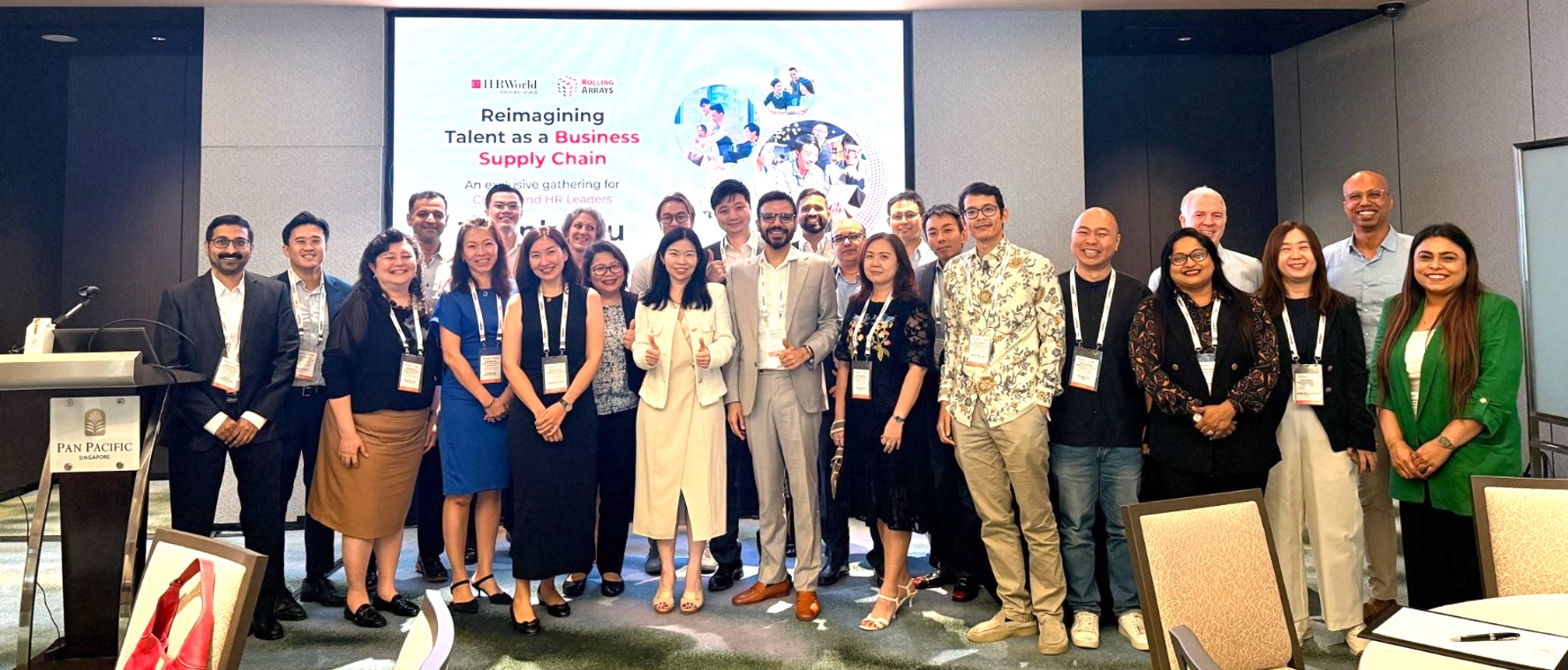 HR and business leaders at the Rolling Arrays and ETHRWorld HR leadership roundtable in Singapore, January 2026
