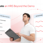 HR team scoring an HRIS vendor demo against real business scenarios